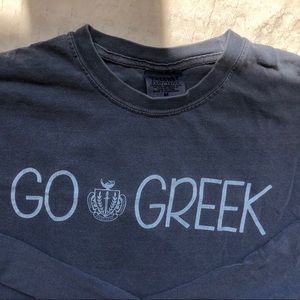 Blue/Gray Small Long Sleeve Comfort Colors GoGreek